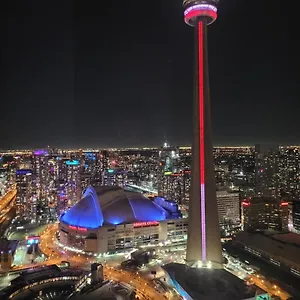 Two Bd Cn Tower And Lake Ontario View Toronto